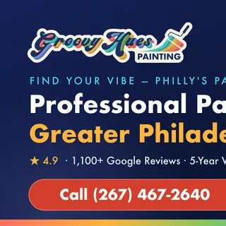 Groovy Hues Painting of Philadelphia