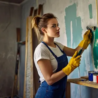 bend paint and drywall