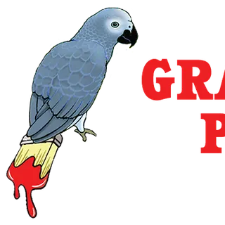 Gray Parrot Painting